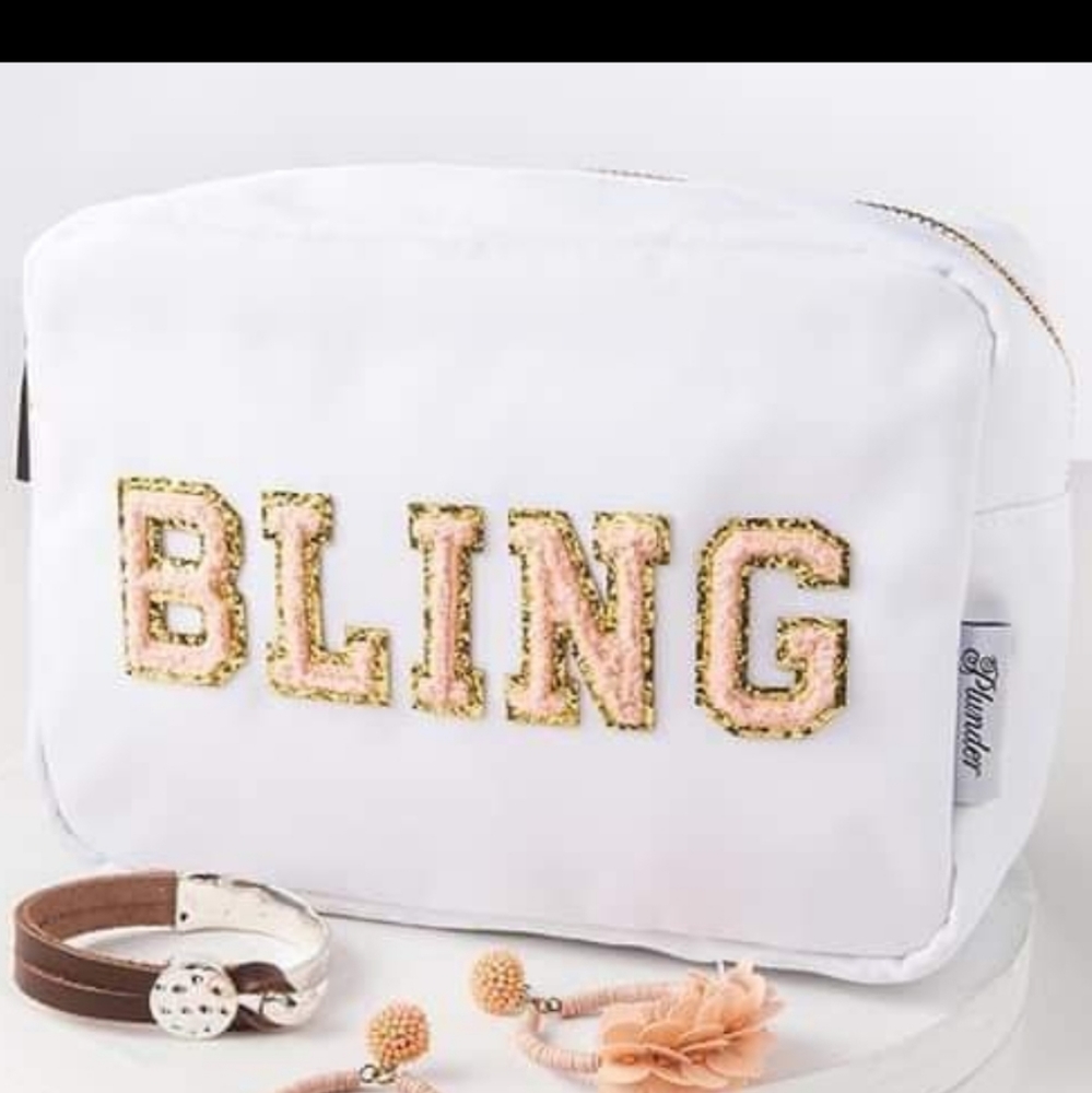 NWT PLUNDER BLING BAG. 6"×8.25"×3.25"